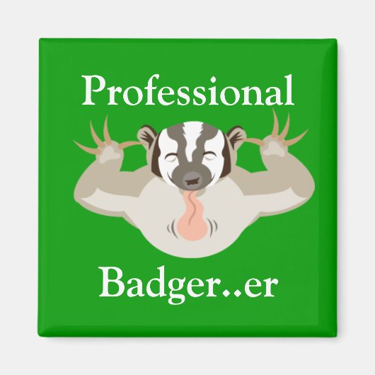 Badger-professionele badger...er magneet (Voorkant)