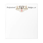Badger-professionele badger...er notitieblok (Voorkant)