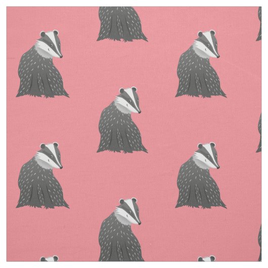 Badger Red Stof (Swatch)