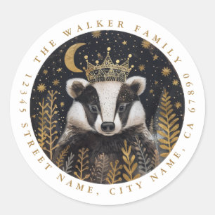 Badger Ronde Stickers