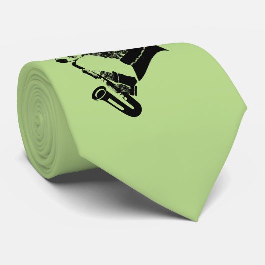 Badger Saxophone Stropdas (Opgerold)