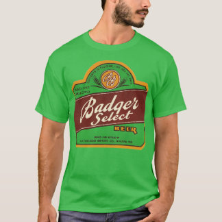 Badger Select Beer Retro Defunct Breweriana T-shirt