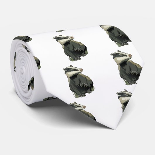 Badger Stropdas (Opgerold)