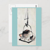 Badger tea kettle Ukiyoe Briefkaart (Voorkant / Achterkant)