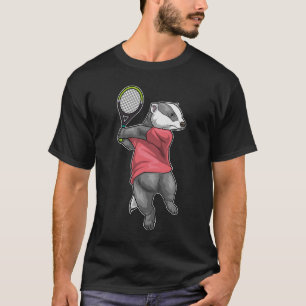 Badger Tennis racket T-shirt