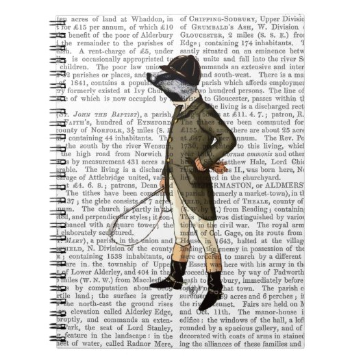 Badger the Rider Full Notitieboek (Voorkant)