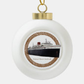 Badger touw National Historic Landmark Keramische Bal Ornament (Voorkant)