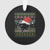 Badger Ugly Kerstmis Ornament (voorkant)