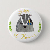 BADGER VAN HONOR-toets door Nicole Janes Ronde Button 5,7 Cm (Voorkant)