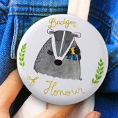 BADGER VAN HONOR-toets door Nicole Janes Ronde Button 5,7 Cm