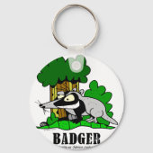 Badger van Lorenzo Sleutelhanger (Voorkant)