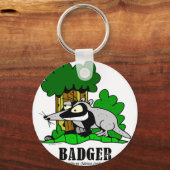 Badger van Lorenzo Sleutelhanger (Voorkant)