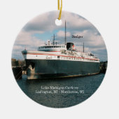 Badger-versiering Keramisch Ornament (Voorkant)