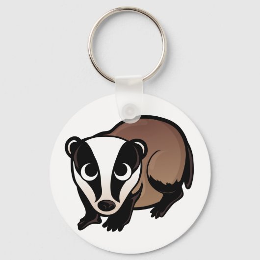 Badgerontwerp Sleutelhanger (Voorkant)