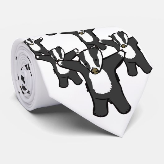 Badgers badgers stropdas (Opgerold)