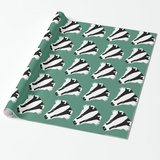 Badgers Cadeaupapier (Uitgerold)