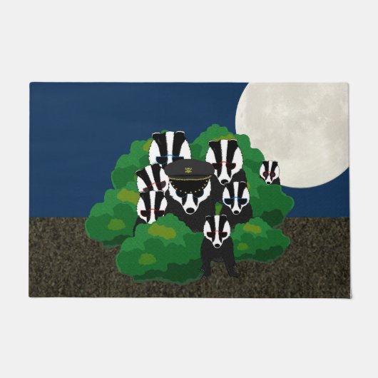 Badgers Doormat Deurmat (Voorkant)