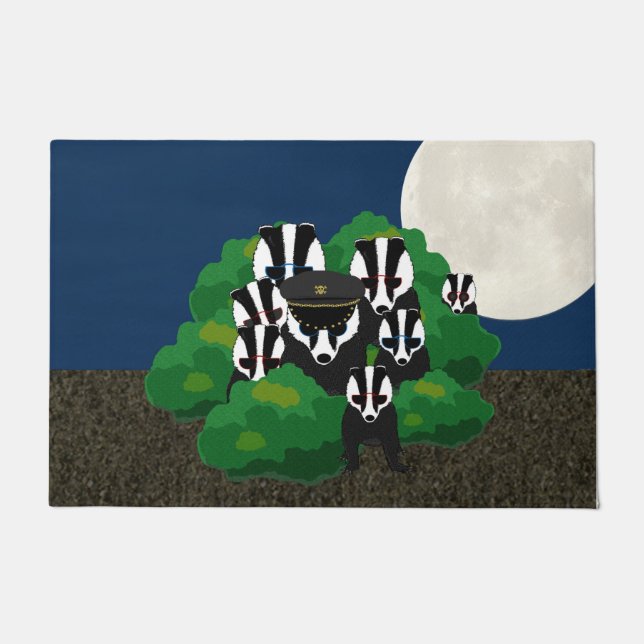Badgers Doormat Deurmat (Voorkant)