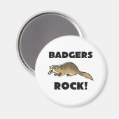 Badgers Rock Magneet (Voorkant / Achterkant)