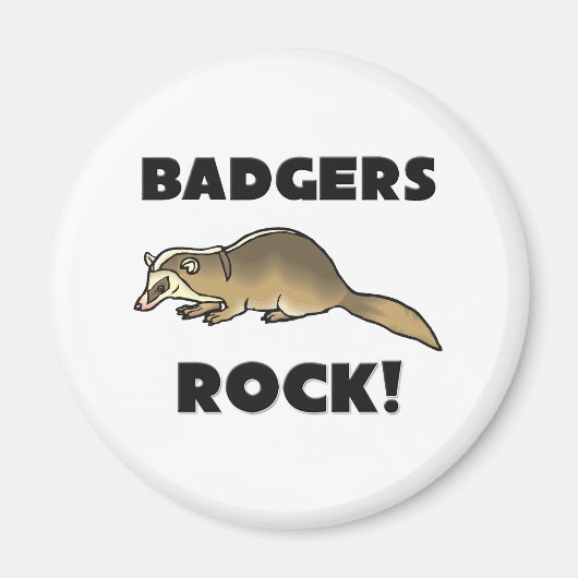 Badgers Rock Magneet (Voorkant)