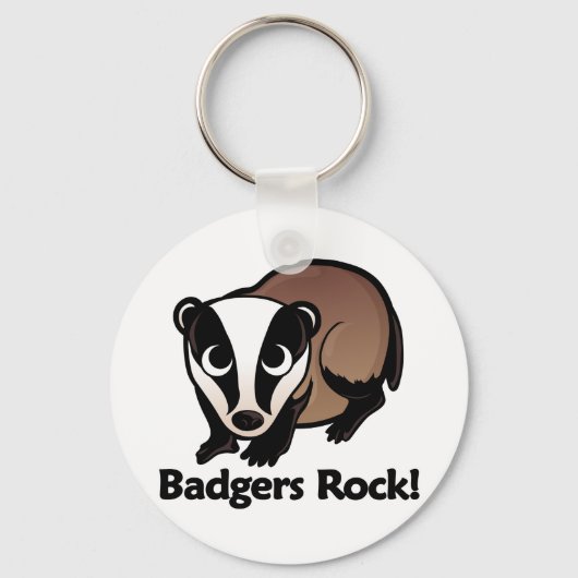 Badgers Rock. Sleutelhanger (Voorkant)