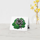 Badgers Wenskaart Kaart (Gele Bloem)