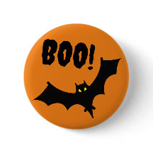 Badges - Boo! Vleermuis Halloween