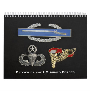 Badges van de Amerikaanse strijdkrachten Kalender