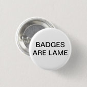 BADGES ZIJN LAME RONDE BUTTON 3,2 CM (Voorkant /achterkant)