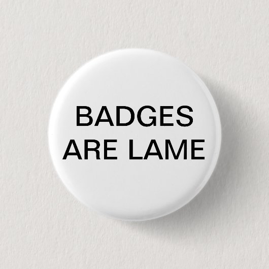BADGES ZIJN LAME RONDE BUTTON 3,2 CM (Voorkant)