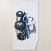 badhanddoek (blauwe hardtop) (Voorkant)