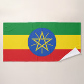 Badhanddoek Ethiopische vlag (Badhanddoek)