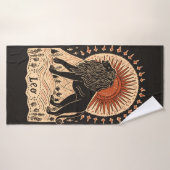 Badhanddoek Leo Celestial Zodiac Art (Badhanddoek)