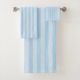 Badhanddoek met blauwe strepen bad handdoek