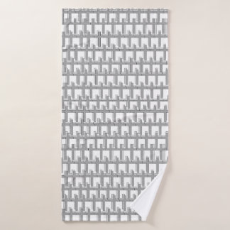 Badhanddoek met uniek cross design