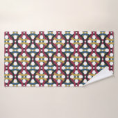 Badhanddoek met verstrengelde ringen (Badhanddoek)