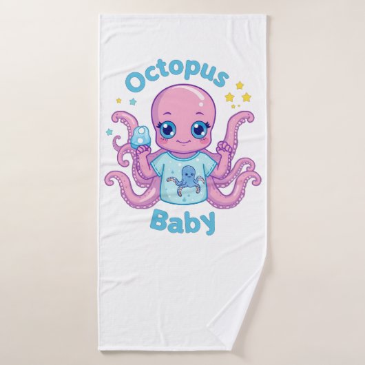 Badhanddoek Octopus Baby (Badhanddoek)