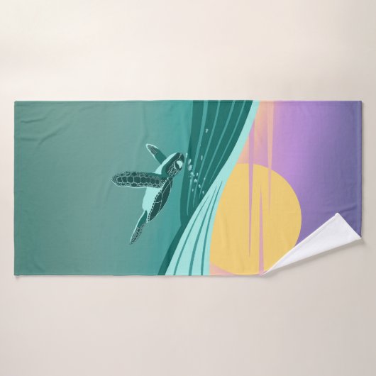 Badhanddoek, schildpad bad handdoek (Badhanddoek)