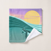 Badhanddoek, schildpad bad handdoek (Wasdoekje)