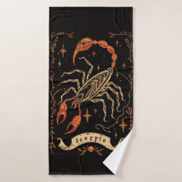 Badhanddoek Schorpioen Hemelse Zodiac Art