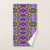 Badhanddoek Set Monarch op Asters Bad Handdoek (Handdoek)