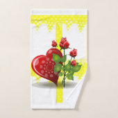 Badhanddoek Sets Bloemmotief Bad Handdoek (Handdoek)