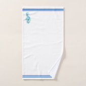 Badhanddoek Sets Seaside White Kleur met Zeepaardj Bad Handdoek (Handdoek)