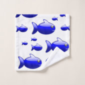 Badhanddoek Sets Vis Bad Handdoek (Wasdoekje)