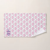 Badhanddoek & Wasdoek, Meisje, Prinses, Monogram, Bad Handdoek (Handdoek)