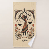 Badhanddoek Weegschaal Celestial Zodiac Art (Badhanddoek)