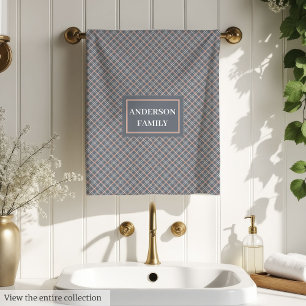Badhanddoeken met eigen naam Trendy minimalistisch Bad Handdoek