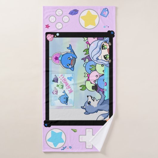 Badhanddoeken Roze Badhanddoek (Badhanddoek)