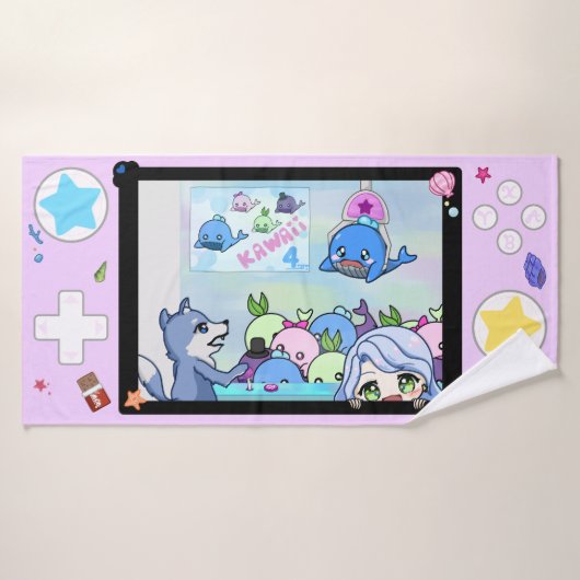 Badhanddoeken Roze Badhanddoek (Badhanddoek)