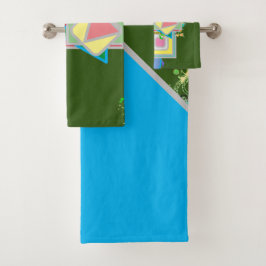 Badhanddoeken set bad handdoek